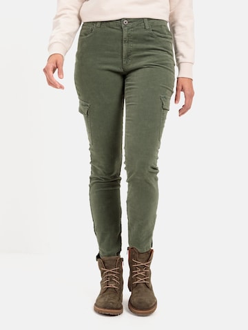 CAMEL ACTIVE Slim fit Cargo Pants in Green: front
