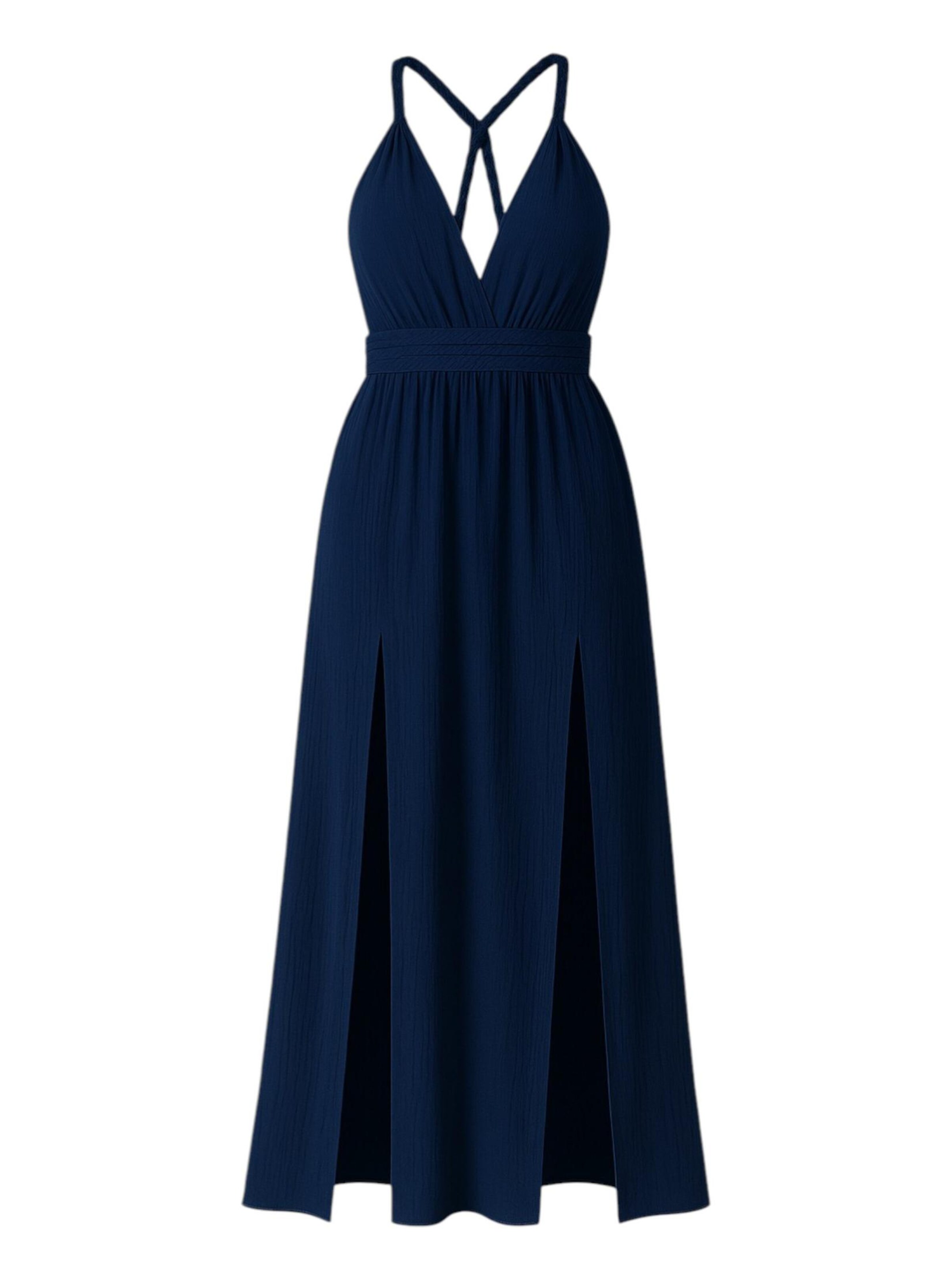 WENOR Dress 'AURELA-BOHO' in Blue: front