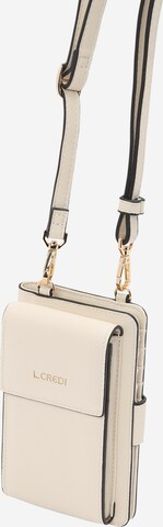 Borsa a tracolla 'Jane' di L.CREDI in beige: frontale