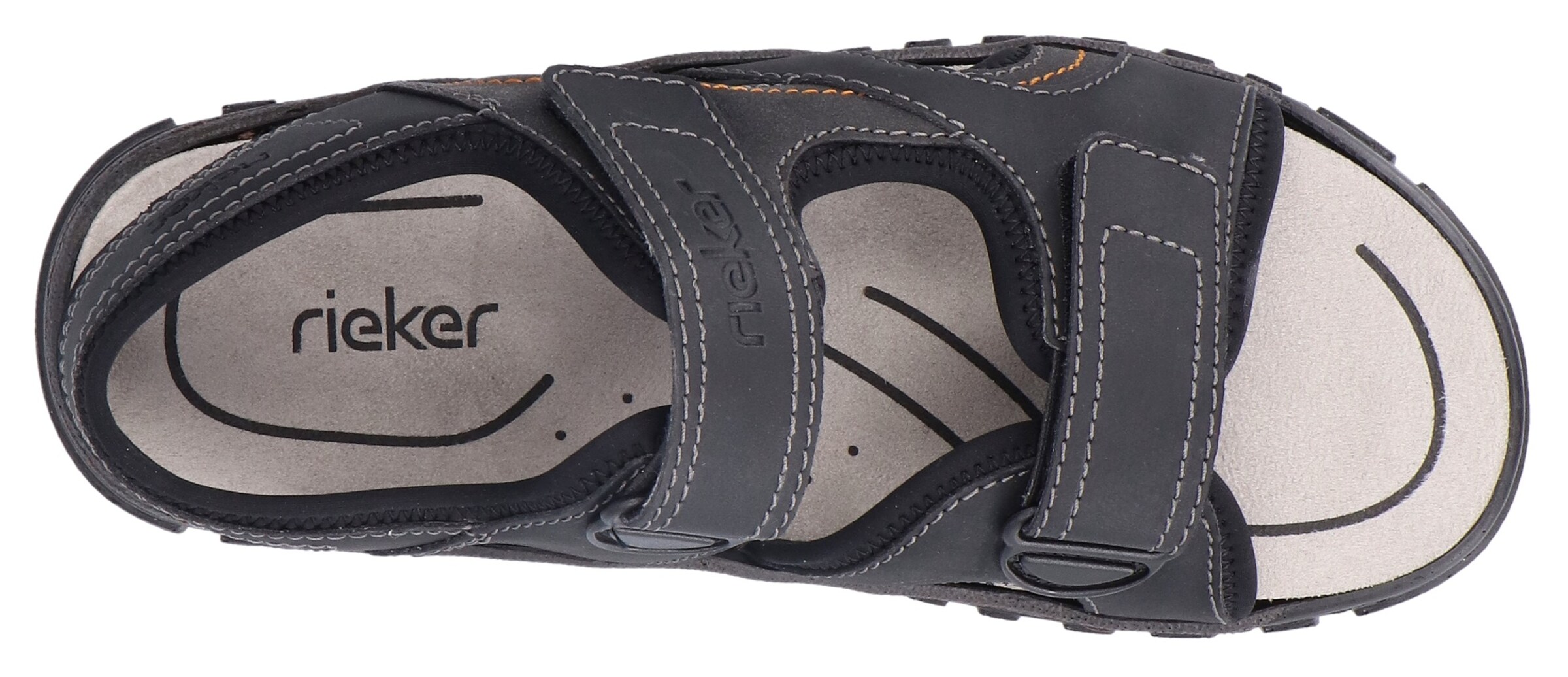 Rieker Hiking Sandals in Black
