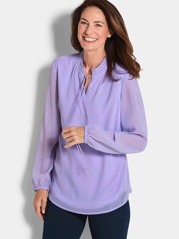 Chemisier Goldner en violet : devant