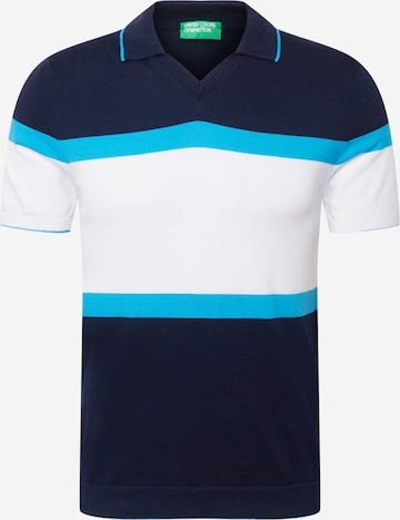 UNITED COLORS OF BENETTON Poloshirt in Blau: predná strana