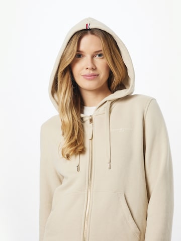 TOMMY HILFIGER Sweatjakke i beige