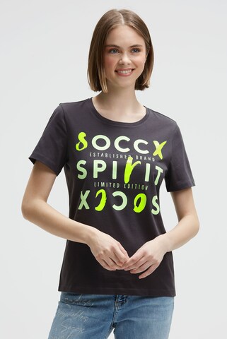 Soccx T-Shirt in Schwarz: Vorderseite