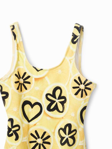 Maillot de bain Desigual en jaune