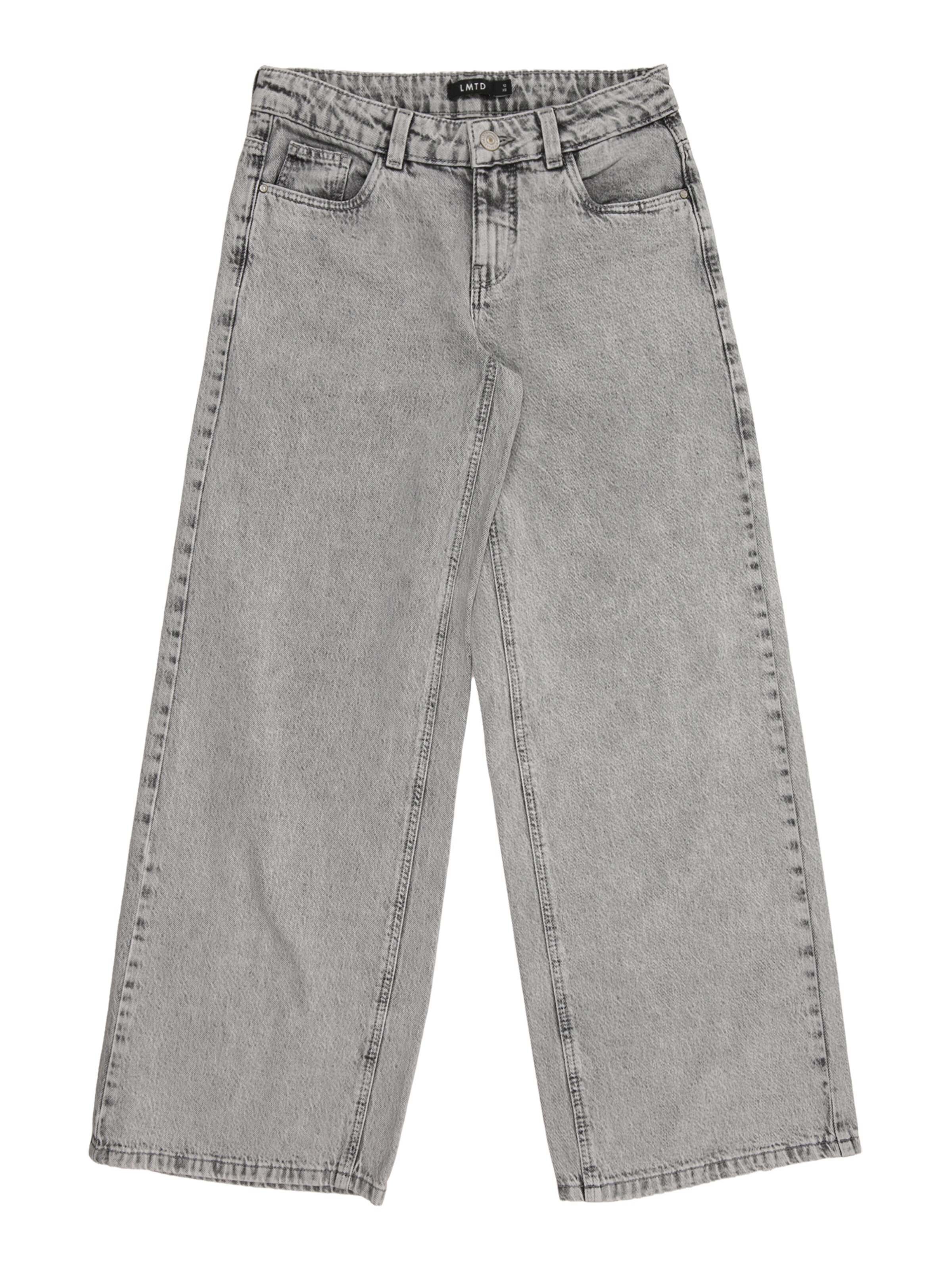 LMTD Wide leg Jeans 'NLFBIRM' in Grey: front