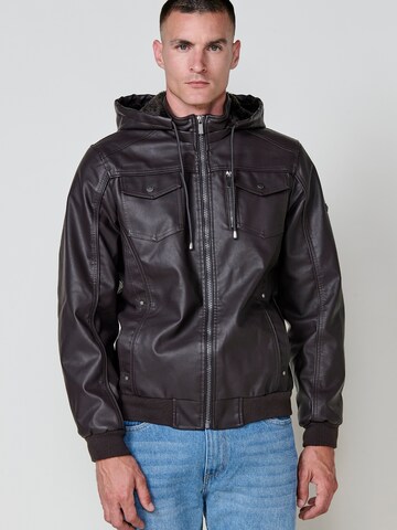 KOROSHI Übergangsjacke in Braun: Vorderseite