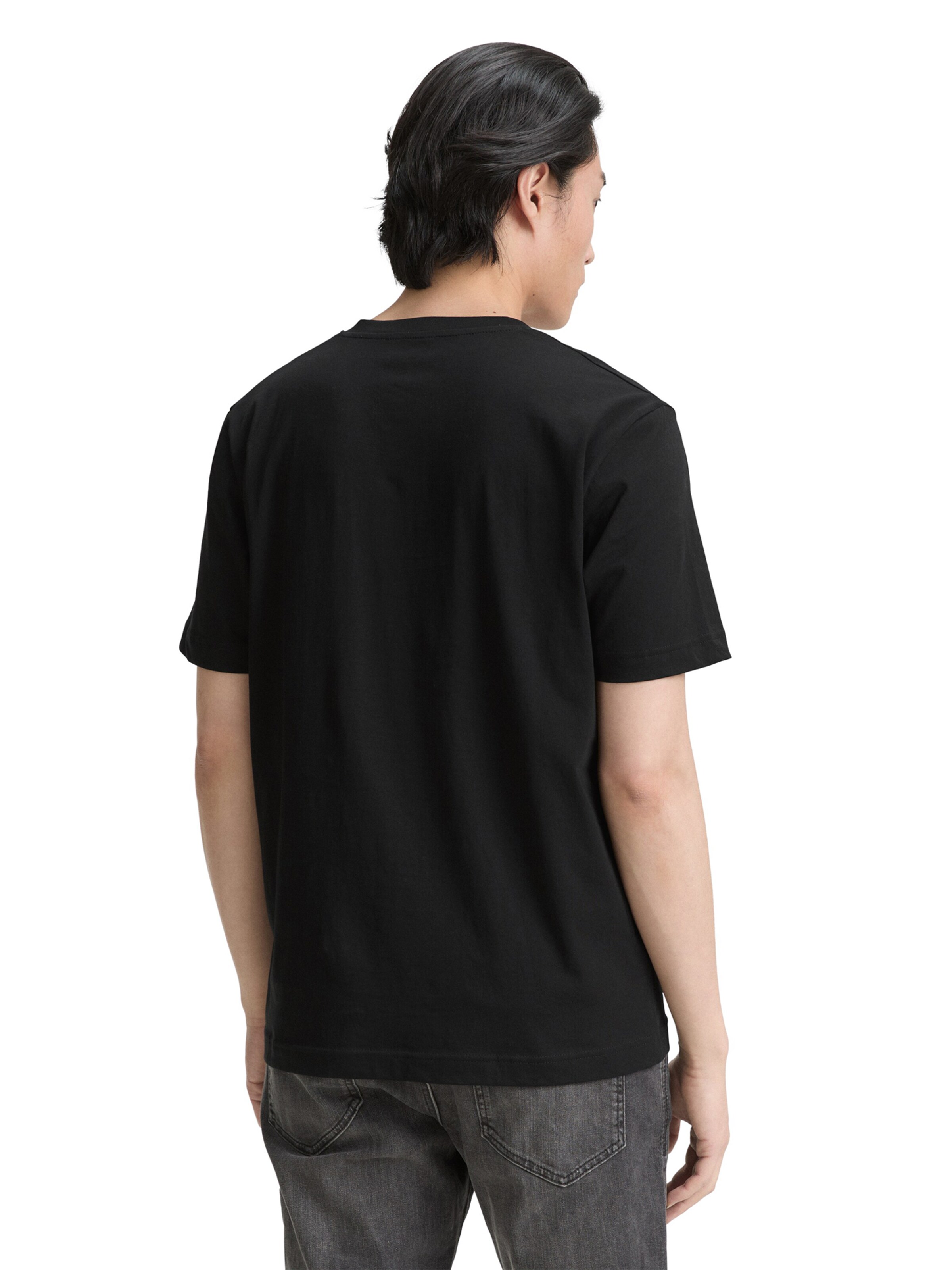 TOM TAILOR Tričko – černá