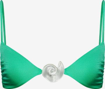 zaļš SALT&WAVE Bikini augšdaļa 'Aphrodite Top': no priekšpuses