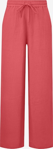 Pantalon QS en rouge : devant