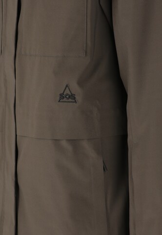 SOS Outdoor jacket 'Azuga' in Grey