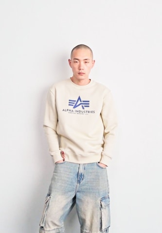 ALPHA INDUSTRIES Sweatshirt in White