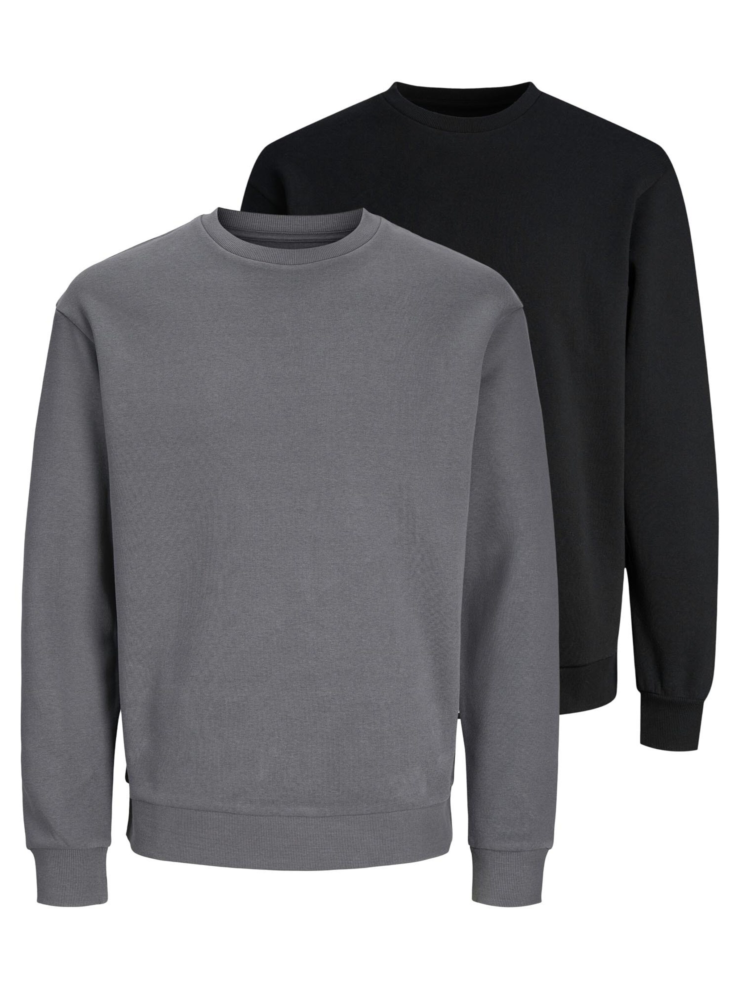 JACK & JONES Sweatshirt 'Bradley' in Grijs: voorkant
