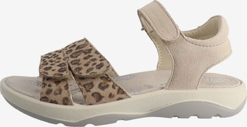 Sandales 'Fiori' LURCHI en beige : devant