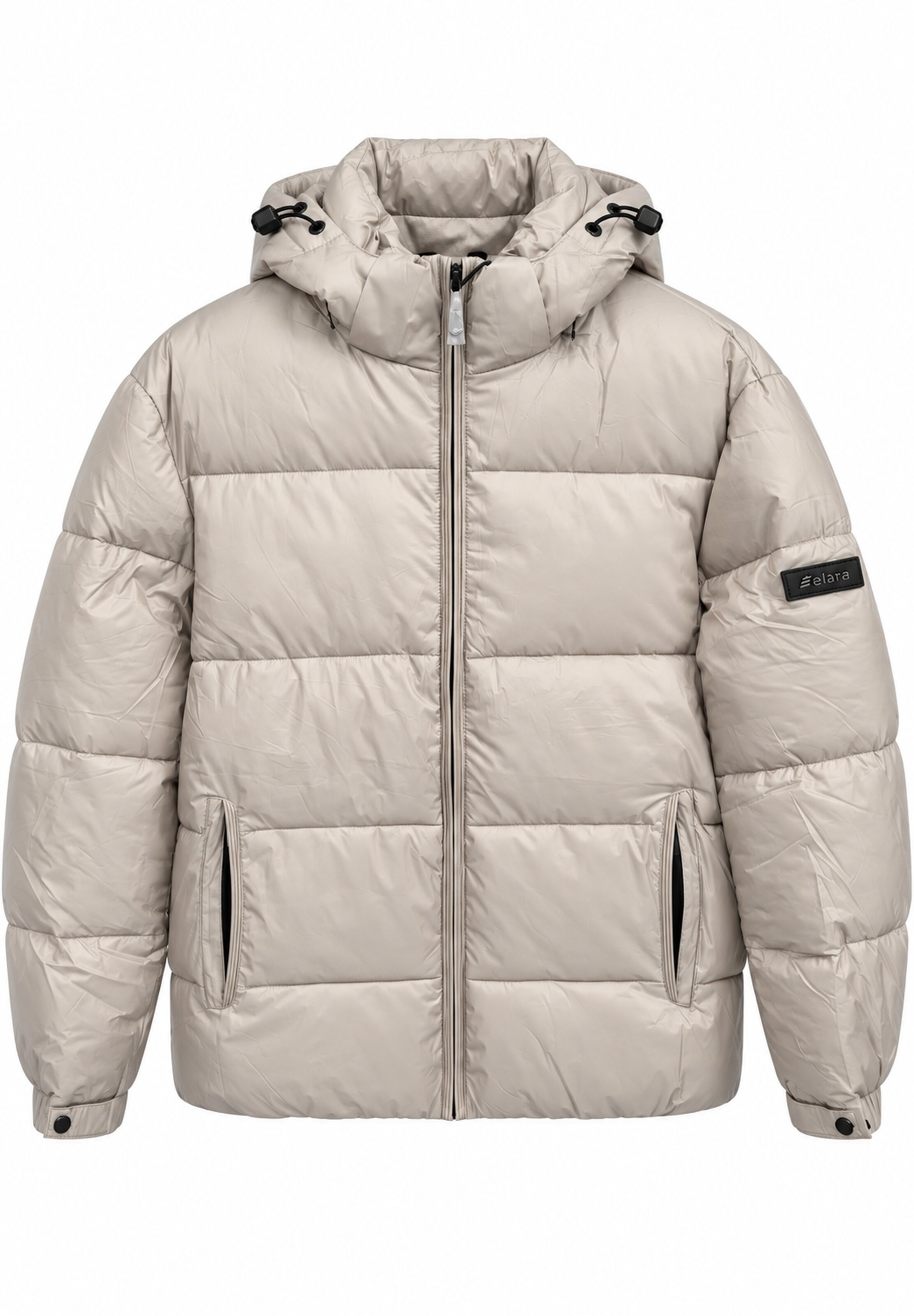 Elara Winterjas in Beige: voorkant
