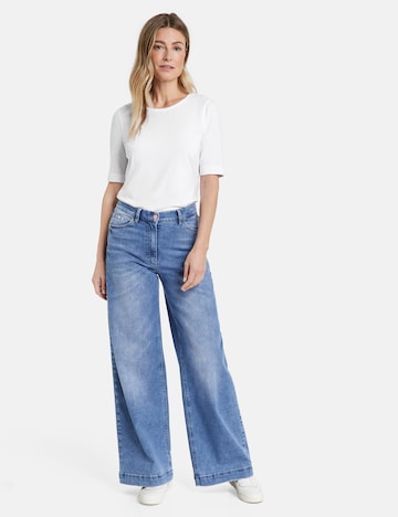 GERRY WEBER Wide Leg Jeans in Blau