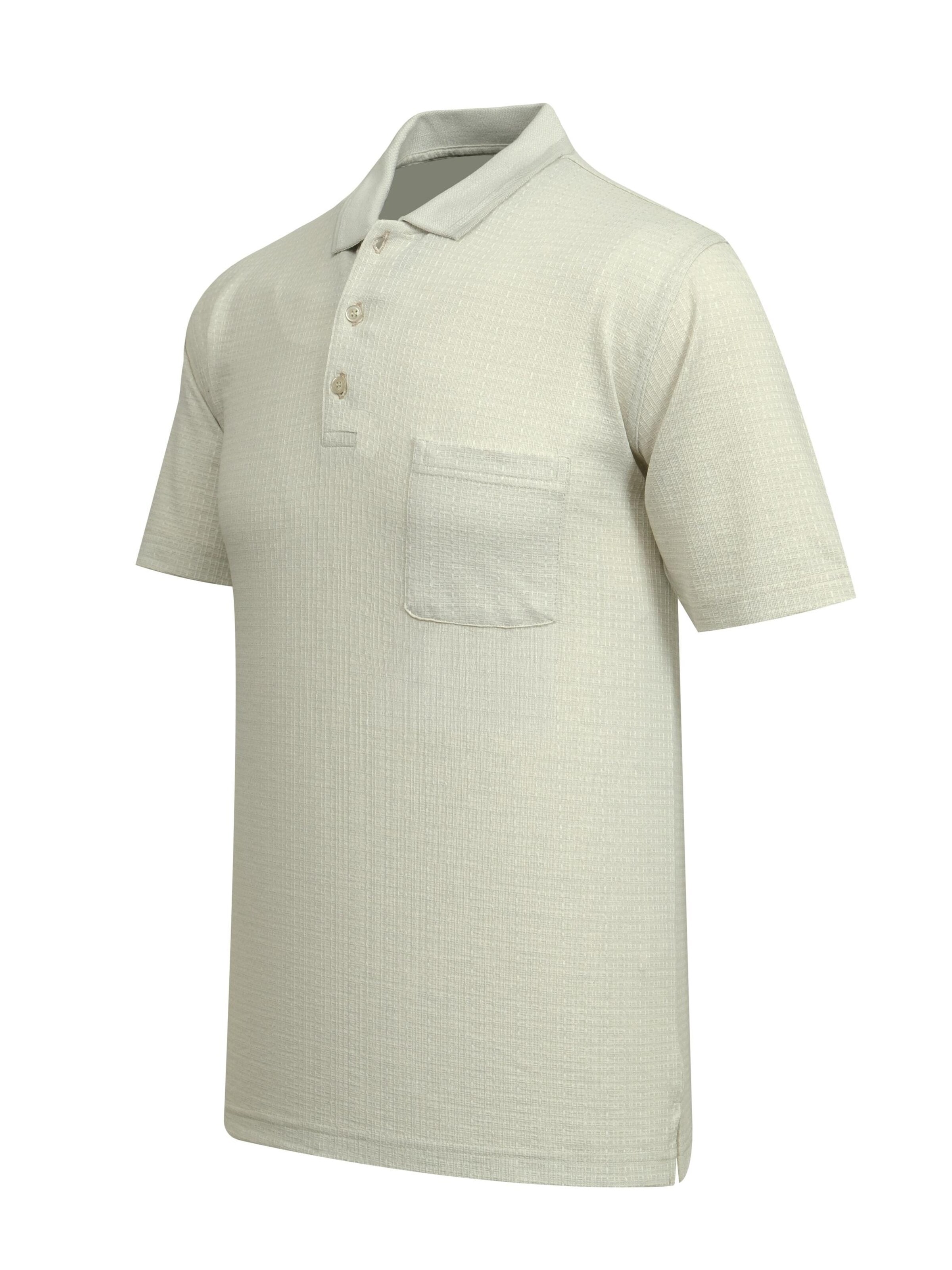 Cizgi Triko Shirt‌‌ in Beige