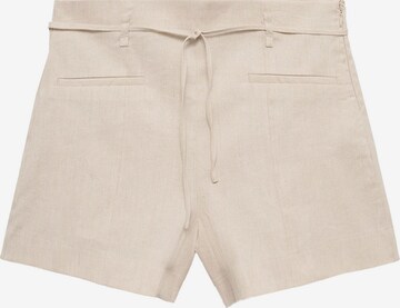 Regular Pantalon 'RIO' MANGO en beige : devant