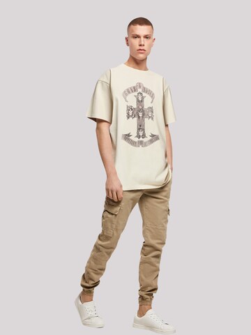T-Shirt 'Guns 'n' Roses' F4NT4STIC en beige