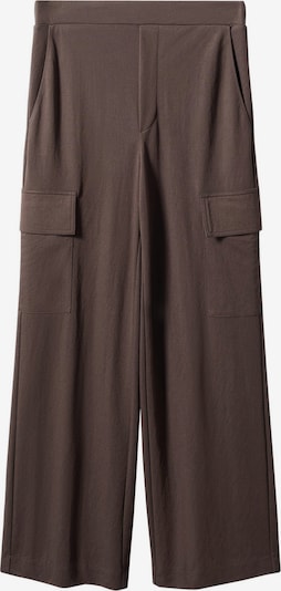 MANGO Pantalon cargo 'Harper' en chocolat, Vue avec produit