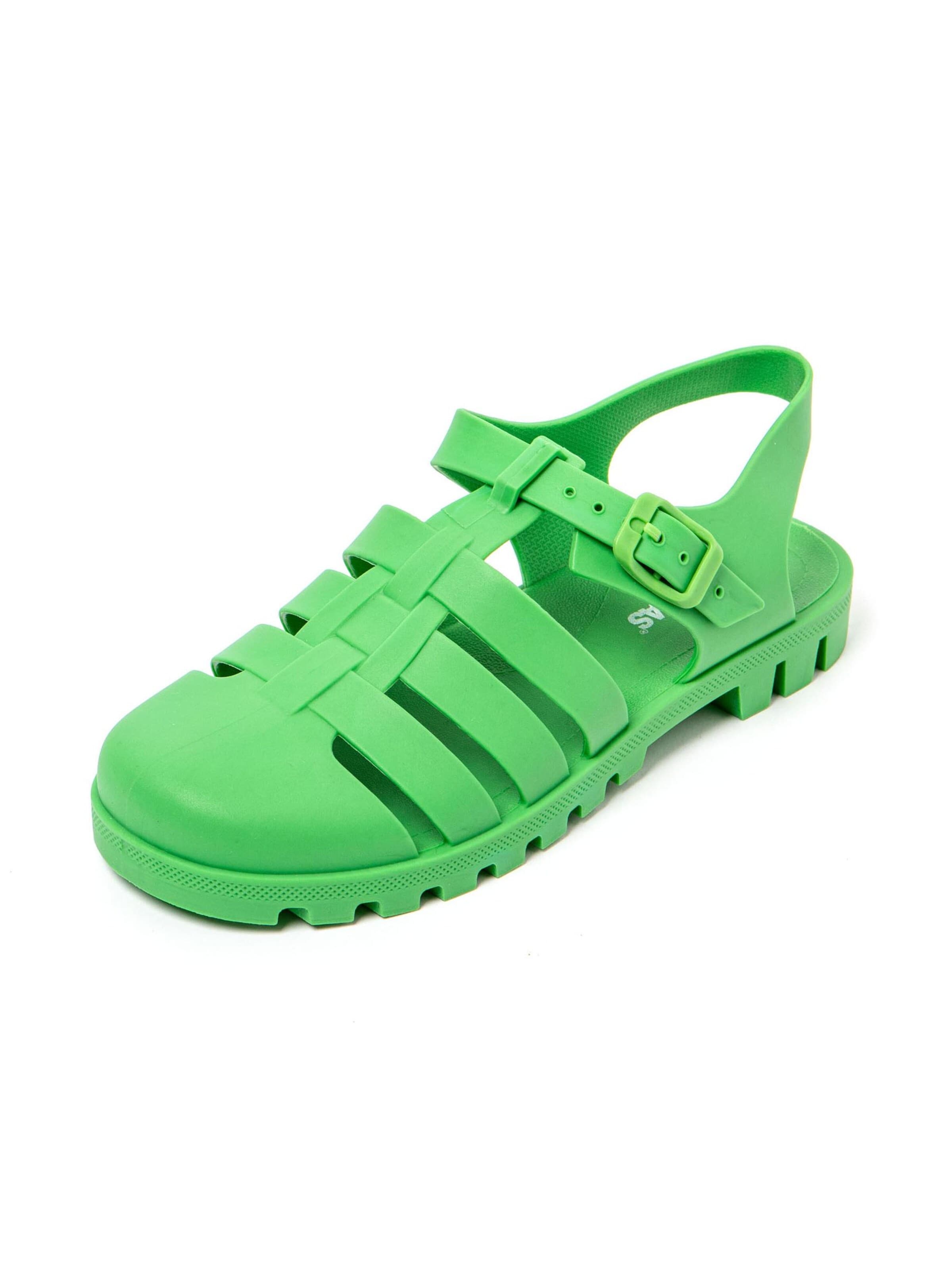 Brasileras - Sandalias 'Skipy' en verde: frente