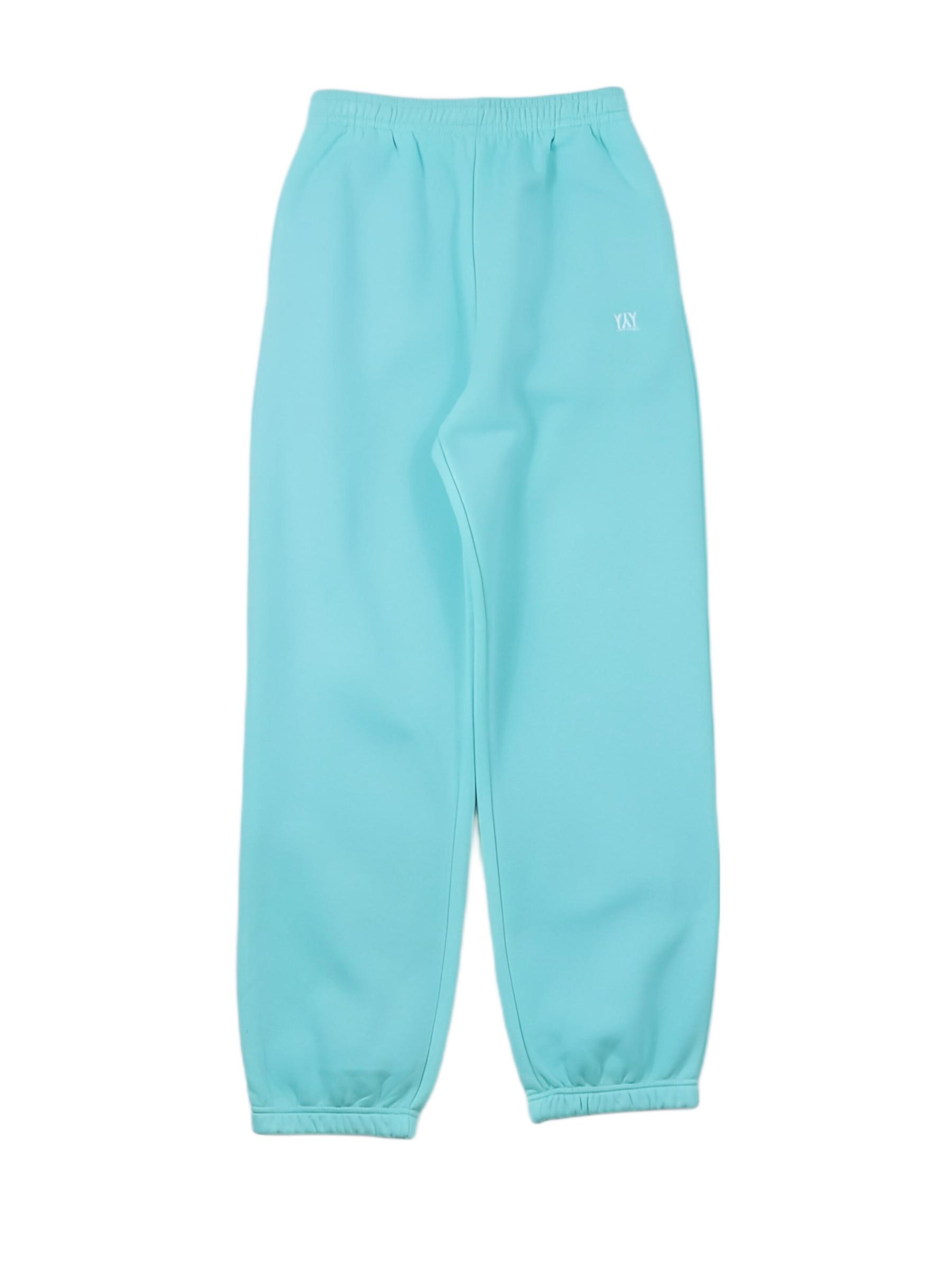 HEFTYKA Loosefit Sporthose 'CUFF JOGGER'‌‌‌‌ in Blau: Vorderseite