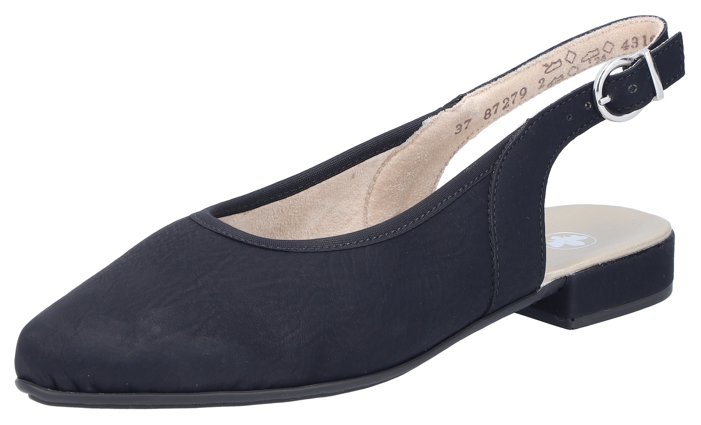 Rieker Slingback Pumps in Black: front