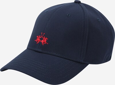 La Martina Cap in navy / rot, Produktansicht