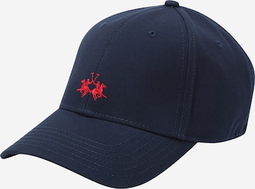 La Martina Cap in Blue: front