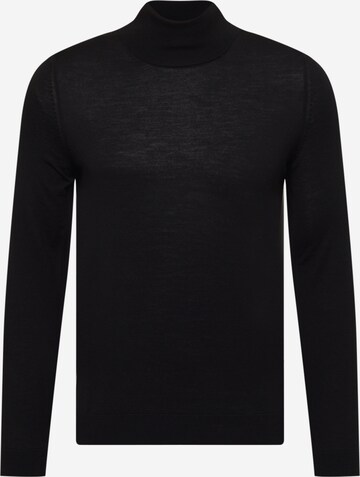 BOSS Sweater 'Musso' in Black: front