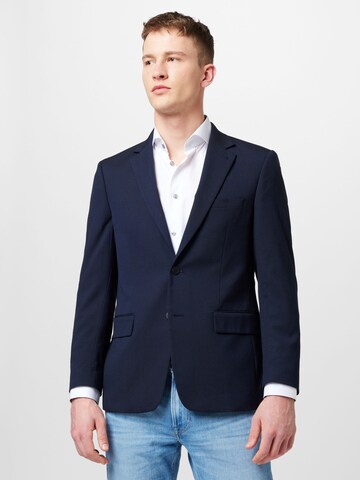 Coupe slim Veste de costume BURTON MENSWEAR LONDON en bleu : devant