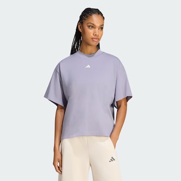 ADIDAS SPORTSWEAR - Camisa funcionais 'Studi' em roxo: frente