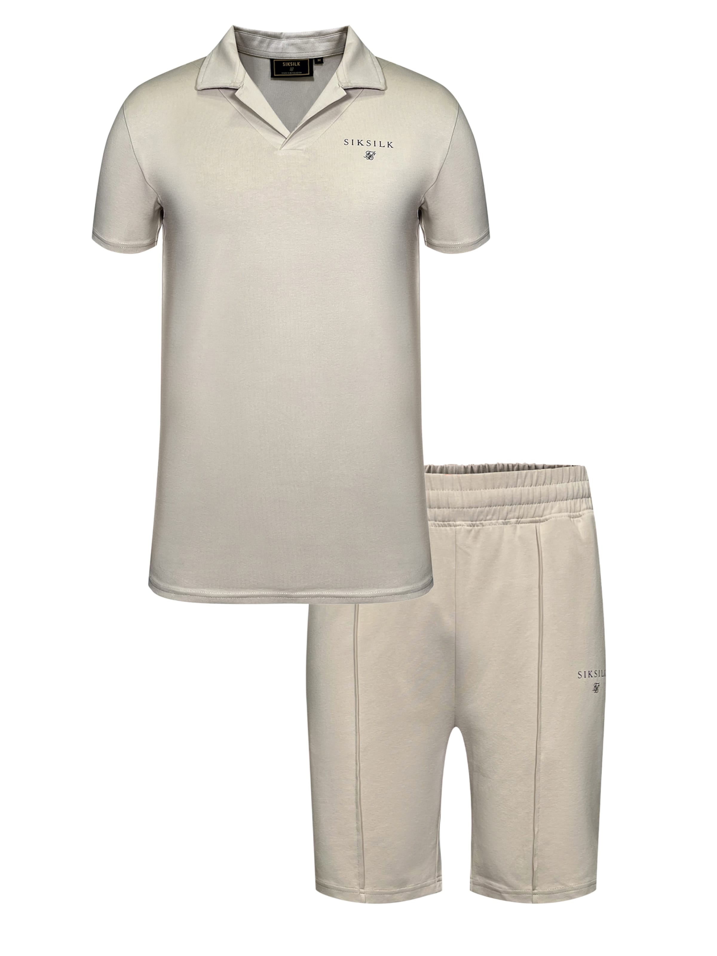 SikSilk Shirt in Beige: front