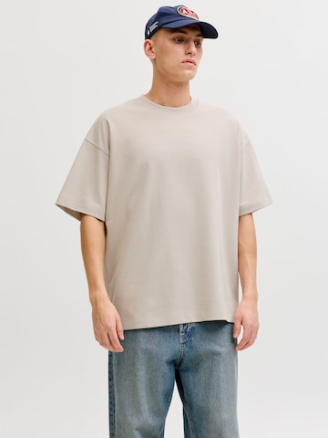 JACK & JONES - Camiseta 'JJEBARRON' en gris: frente