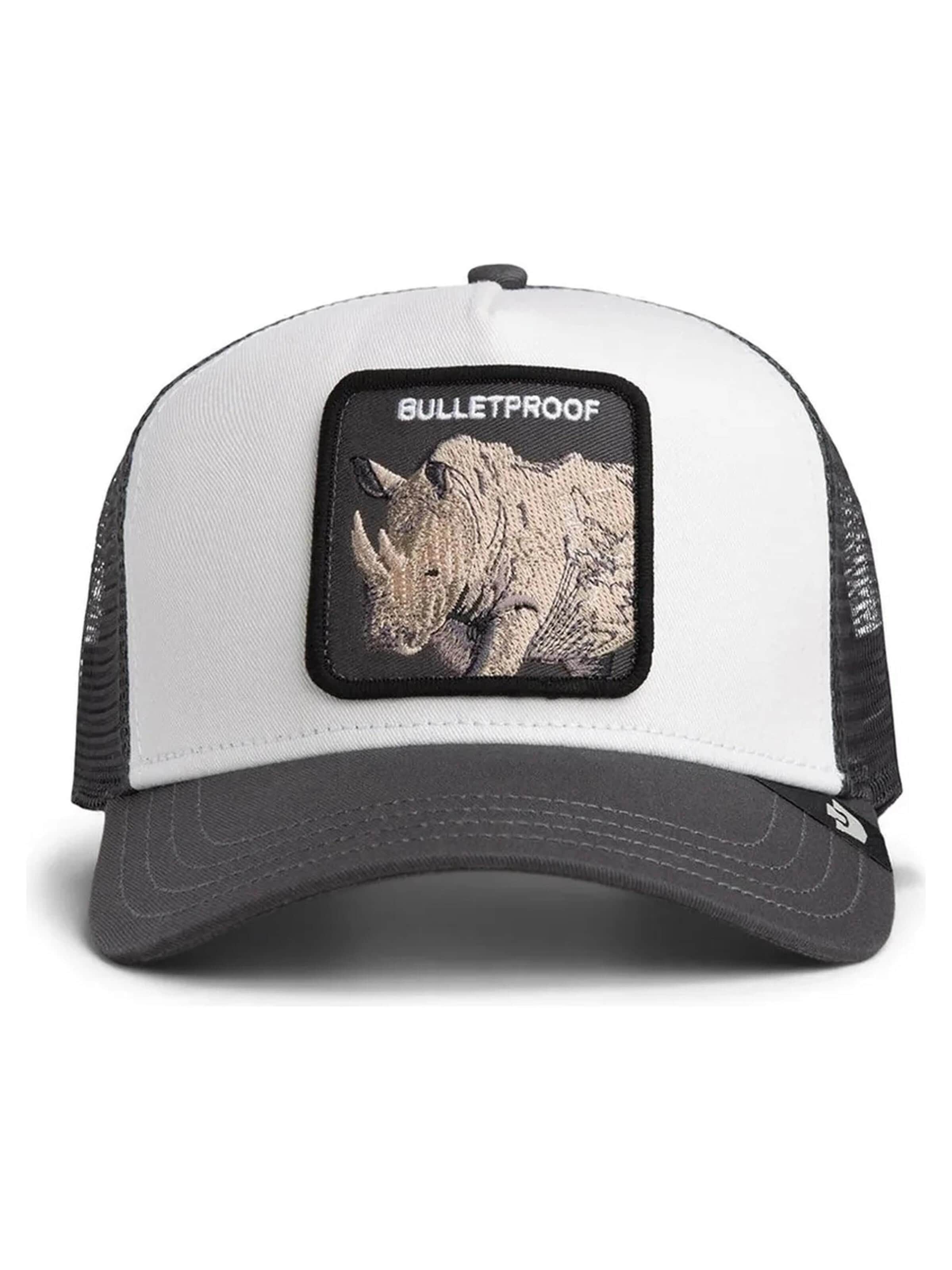 GOORIN Bros. - Gorra 'Gorra goorin gris rinoceronte buletproof dus13 trucker cap' en gris: frente