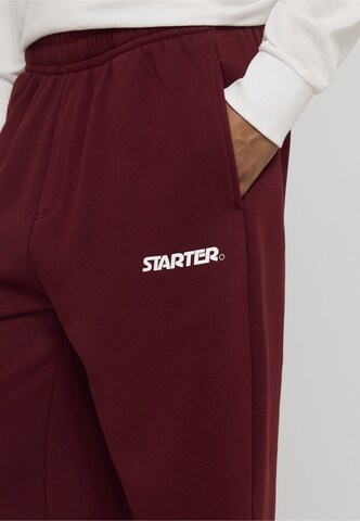 Starter Black Label - Regular Calças em vermelho: frente