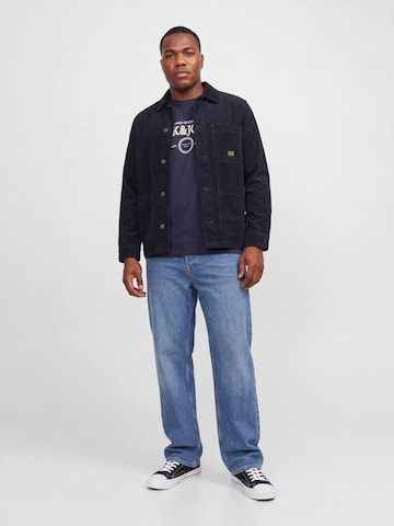 T-Shirt 'JJJam' Jack & Jones Plus en bleu
