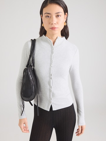 TOPSHOP - Casaco de malha 'AGRETE' em cinzento: frente