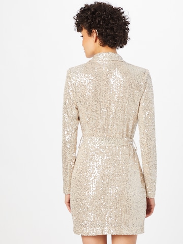 Robe de cocktail 'JOSSA' In The Style en argent