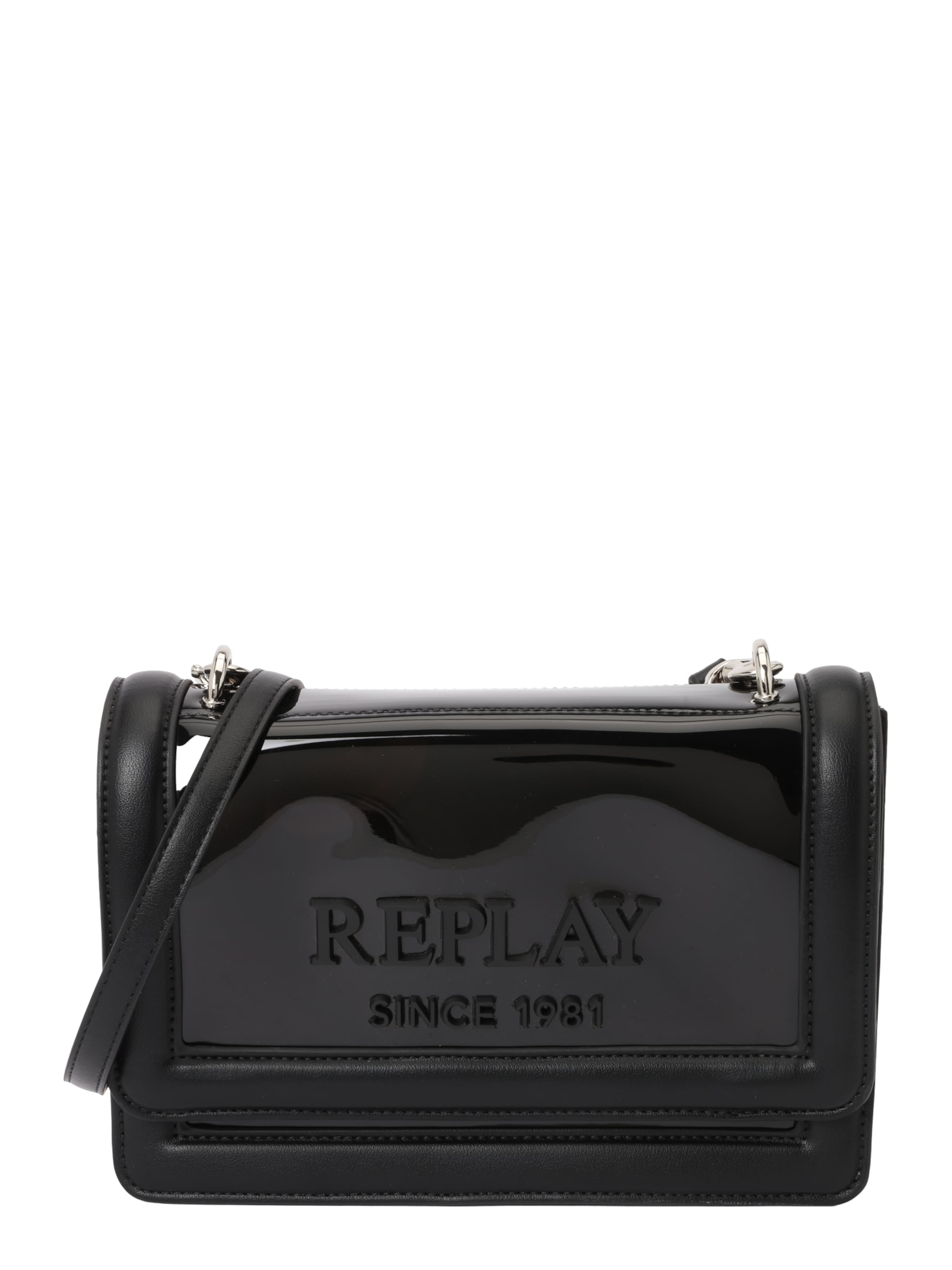 Borsa a tracolla di REPLAY in nero: frontale