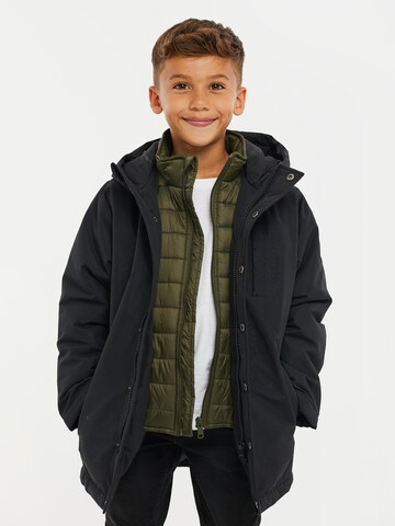 Veste mi-saison 'Gilbert Mock Layer' Threadboys en noir