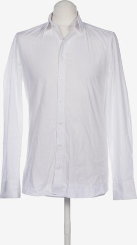 Commander Button Up Shirt in M in White: front