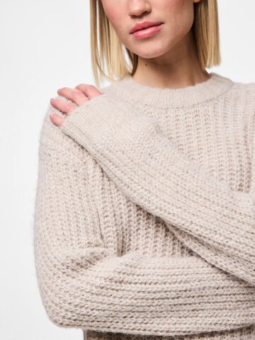 PIECES Sweater 'PCNina' in Grey