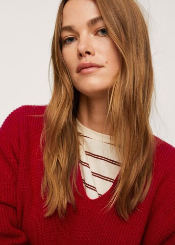 MANGO Sweater 'Boop' in Red