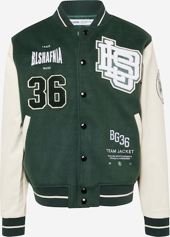 Veste mi-saison 'Karma Letterman' BLS HAFNIA en vert : devant