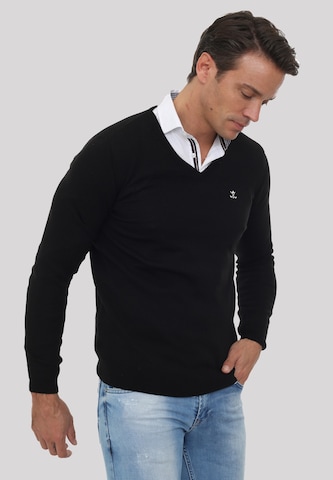 Sir Raymond Tailor Sweater 'Erky' in Black