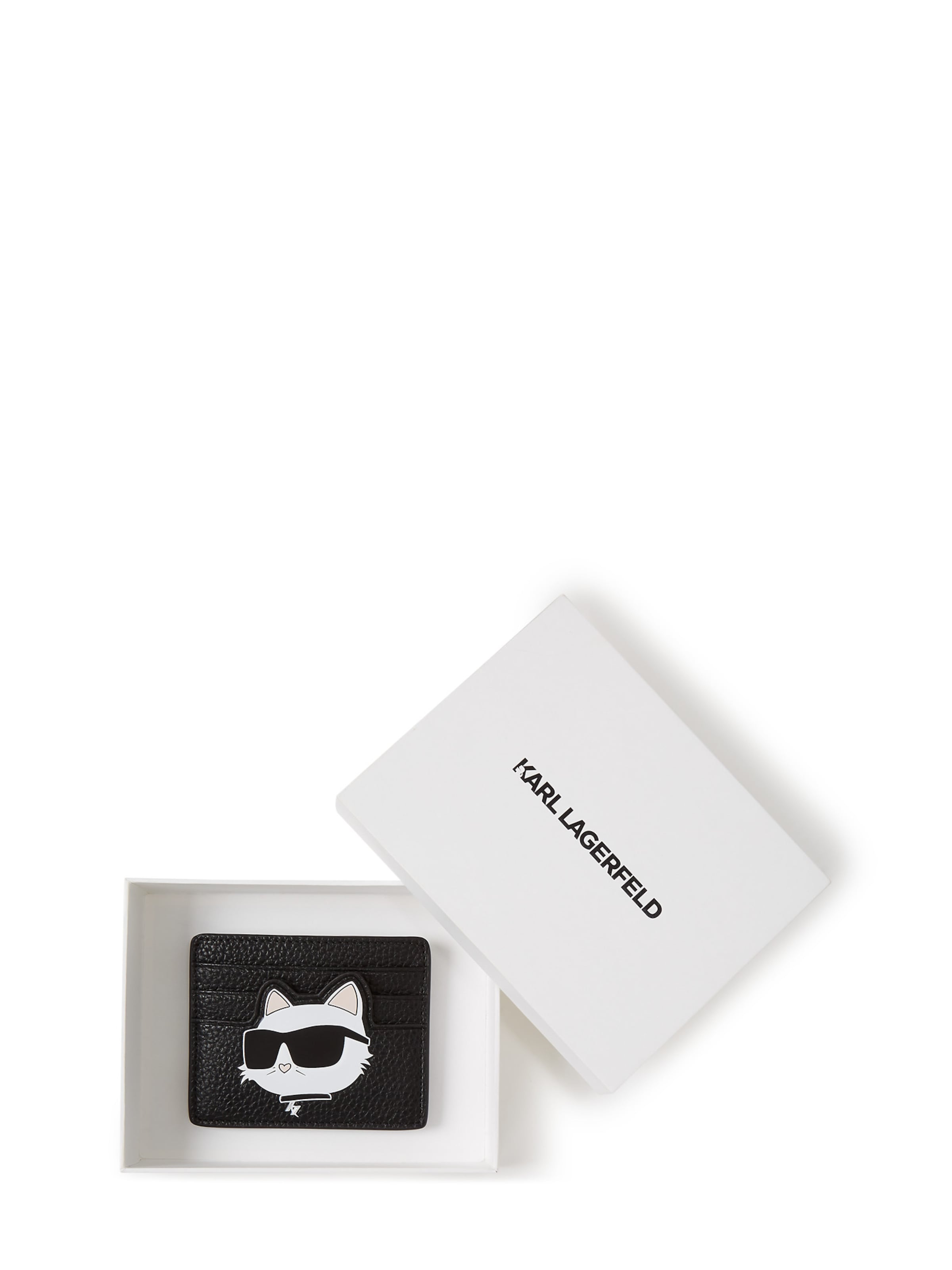 Karl Lagerfeld Etui 'Ikon Pebble' | črna barva