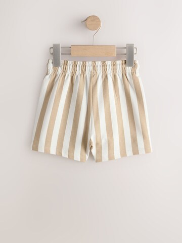 Next Skinny Shorts in Beige