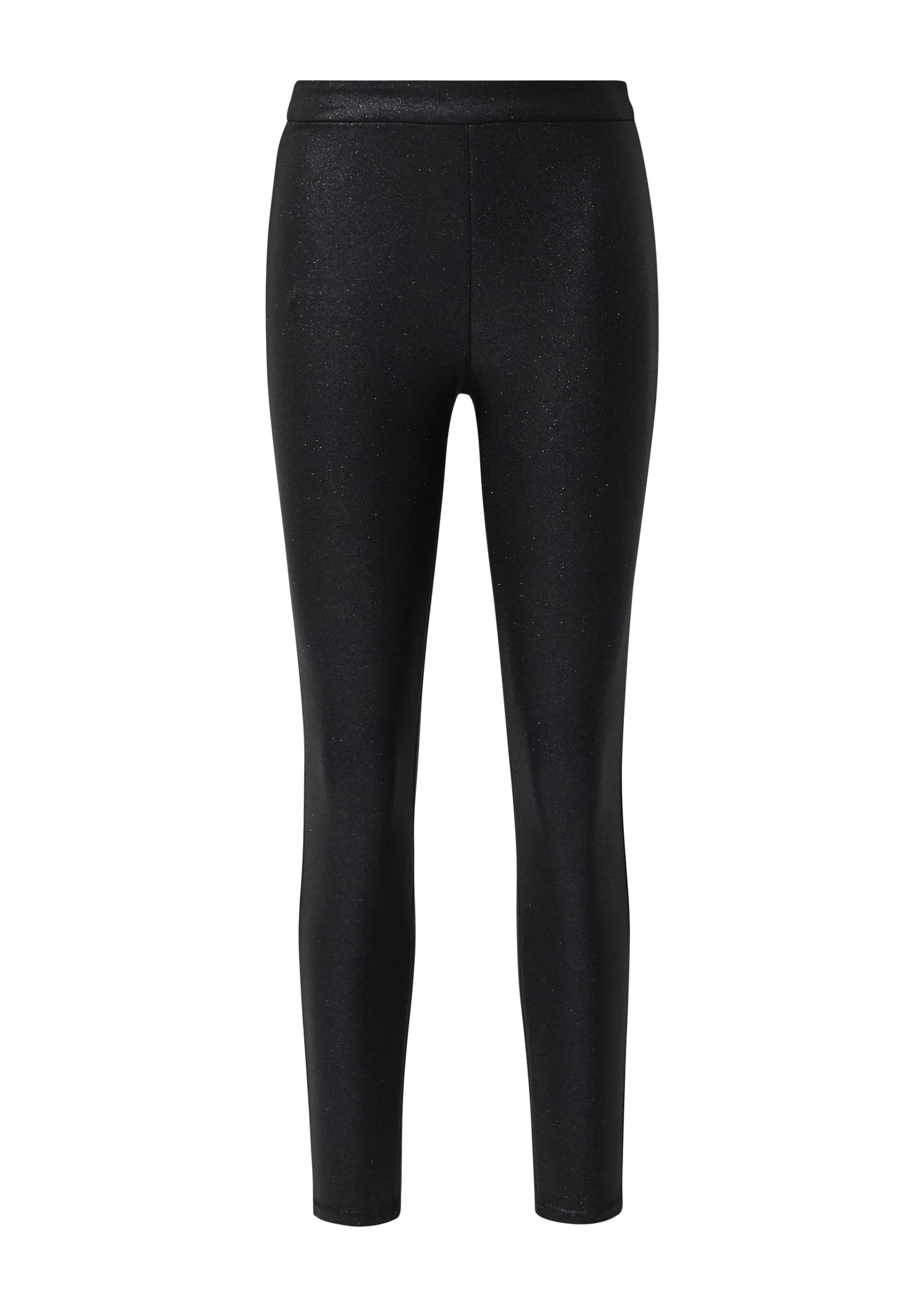 s.Oliver - Skinny Leggings em preto: frente