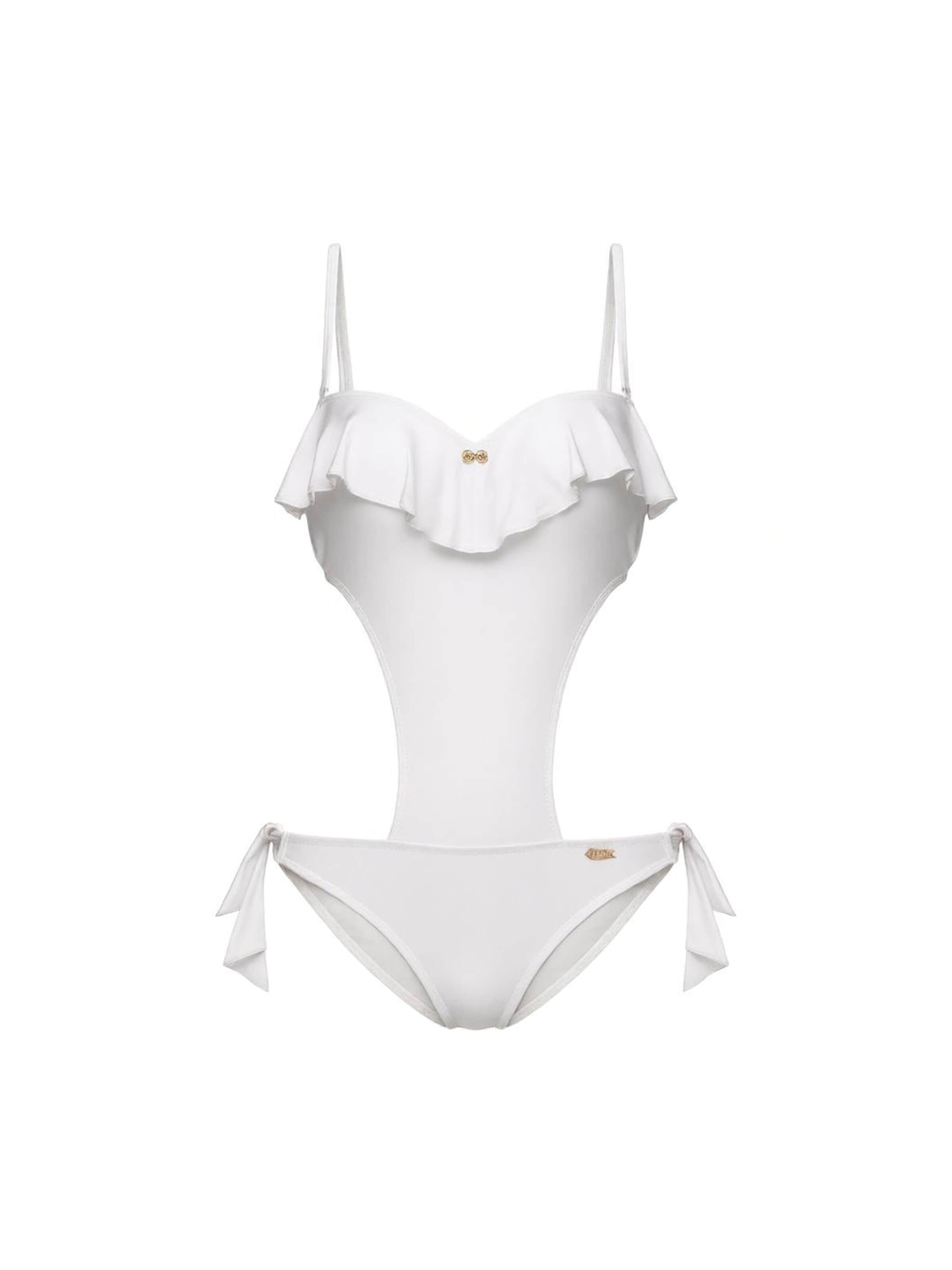 Marko Push-up Strój kąpielowy 'Carmen M-468 (7)' w kolorze biały: przód